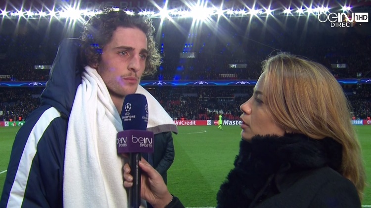 C'est un Adrien Rabiot très déçu au micro de BeIN Sports qui est revenu sur le match. Pour autant, il ne s'avoue pas vaincu.